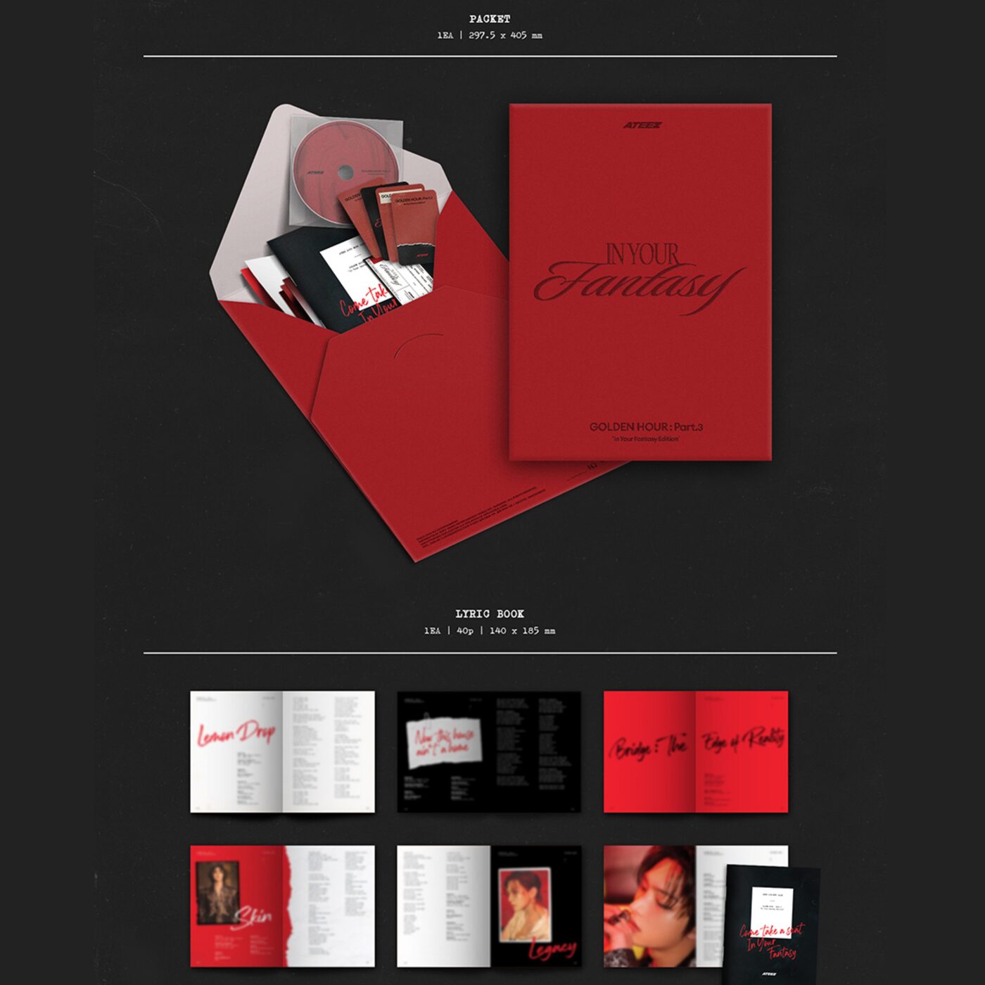 ATEEZ - The 12th Mini Album [GOLDEN HOUR : Part.3 'In Your Fantasy